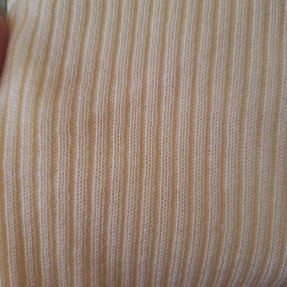 Croft & Barrow Yellow Ribbed Turtleneck Top - Picture 6 of 6